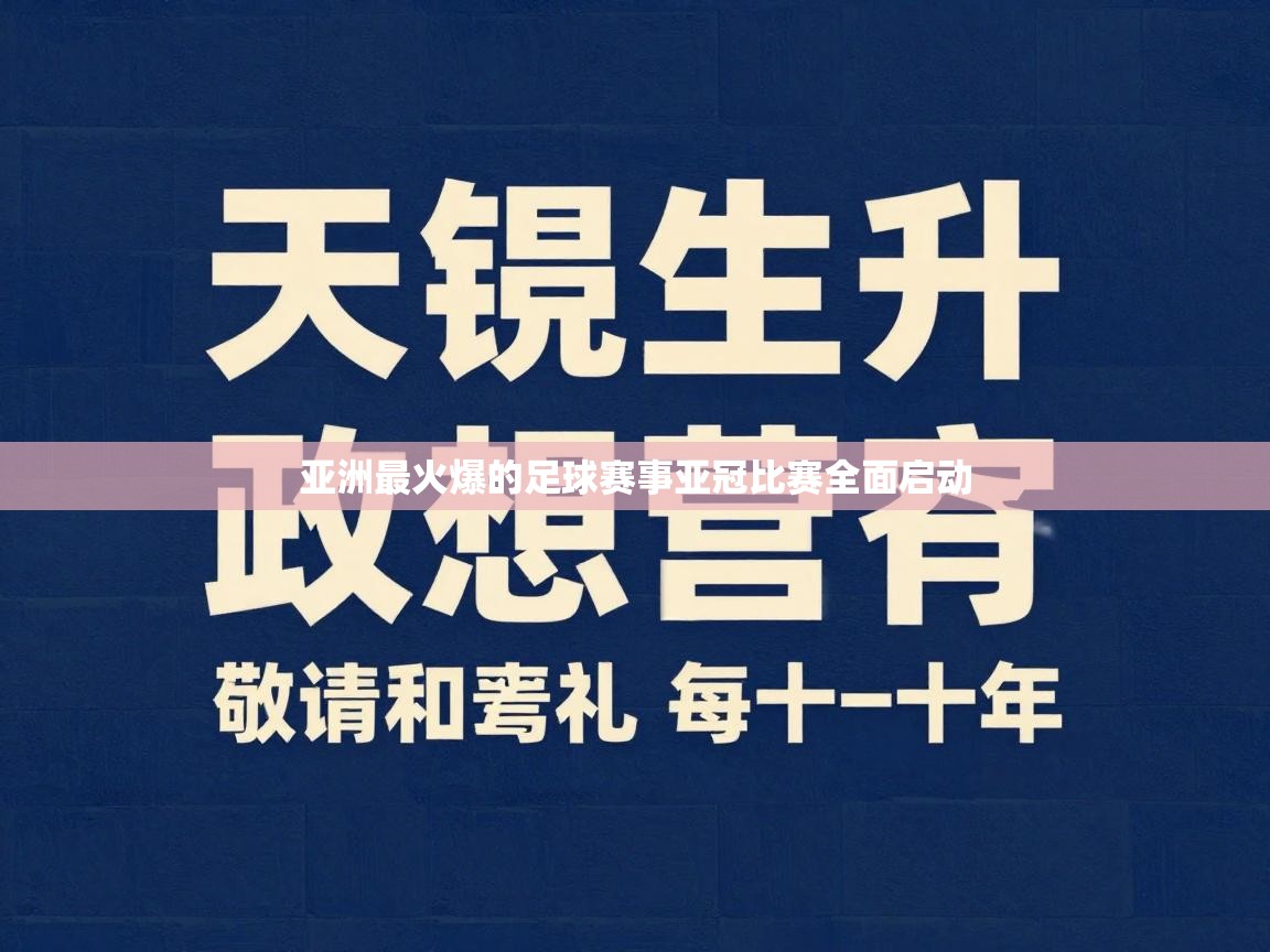 亚洲最火爆的足球赛事亚冠比赛全面启动  第2张